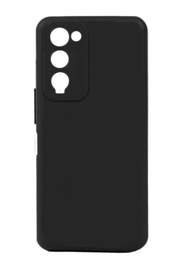 Tecno Camon 18 Premier Kamera Korumalı Siyah Silikon Rubber Kılıf Arka Kapak