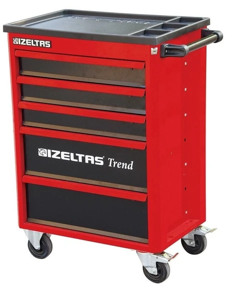 İzeltaş 8244 Takım Dolabı 5 Çekmeceli 96 Parça - 2