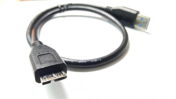 USB 3.0 Harici Disk Kablosu - 50 cm - Siyah - 2