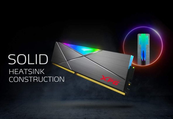 XPG Spectrix D50 32GB (16X2) RGB DDR4 3600Mhz CL18 1.35V AX4U360016G18I-DT50 Dual Kit Ram - 3