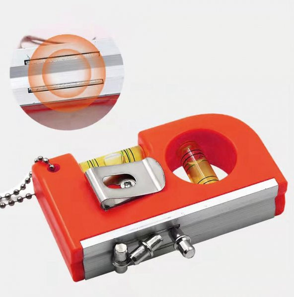 Rodex Cep Tipi Mini Su Terazisi Kırmızı Mıknatıslı Su Terazisi - 9