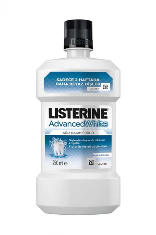 Listerine Advance White Hafif Tat 250 Ml