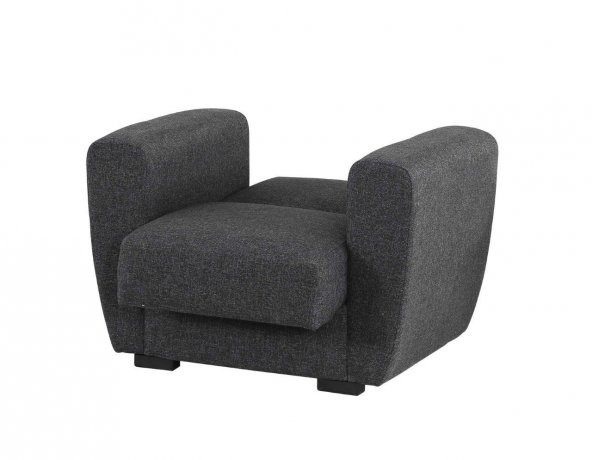 İpek Mobilya Dolce Tekli Berjer ( Koyu Gri ) - 5