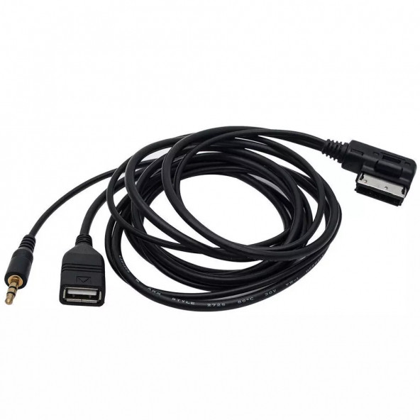 AUDI MMI SİSTEM USB / AUX KABLO 150 CM KABLO UZUNLUĞU A4 - A5 - A6 - A8 - Q5 - Q7 - 2