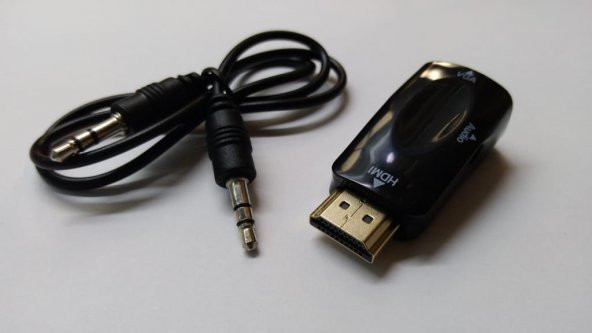 HDMI to VGA Çevirici Aparat Kablosuz - Resim 2