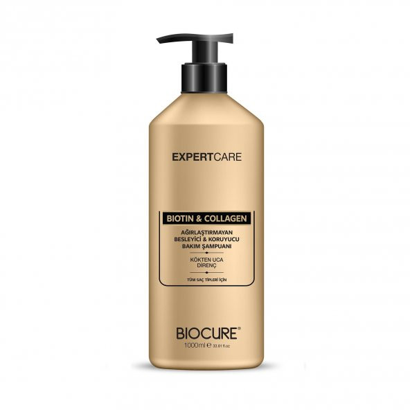Biocure Expert Care Biotin & Collagen Bakım Şampuanı 1000ml