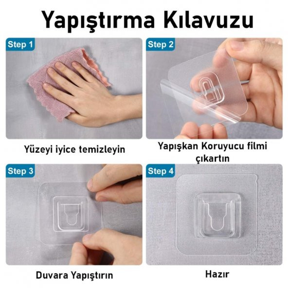 Bondit 3M Yapışkanlı Tablo Resim Duvar Askı Bandı Sök Tak 5 KG - 7