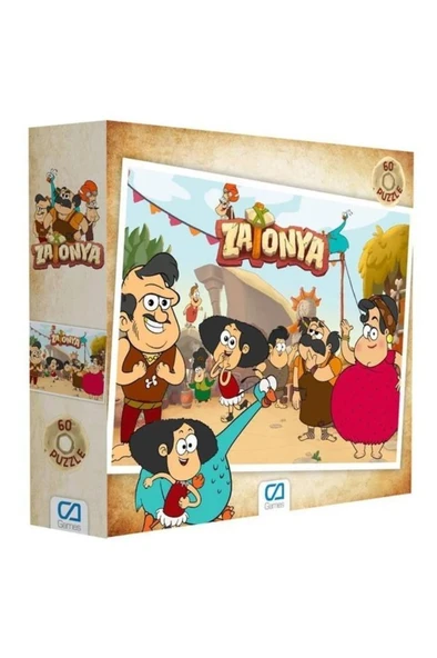 Ca Games Z Takımı 60 Parça Puzzle Eğitici ve Öğretici Oyun