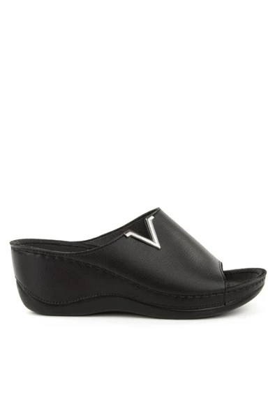 Muya Perla 31148-001 Anatomik Taban Kadın Terlik Siyah 36-40 - 3
