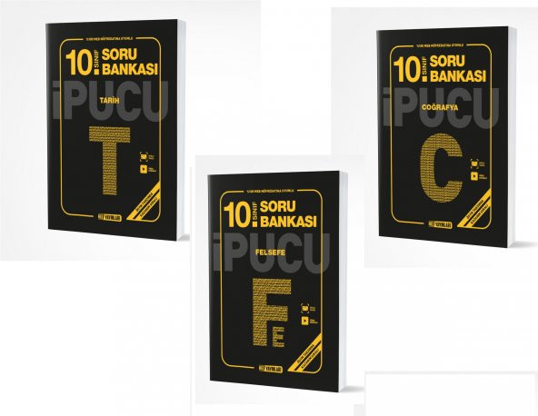Hız 10. Sınıf Tarih + Coğrafya + Felsefe Soru Bankası Seti 3 Kitap 2023