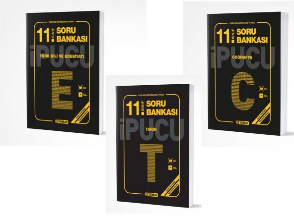 Hız 11. Sınıf Edebiyat + Tarih + Coğrafya Soru Seti 3 Kitap 2023