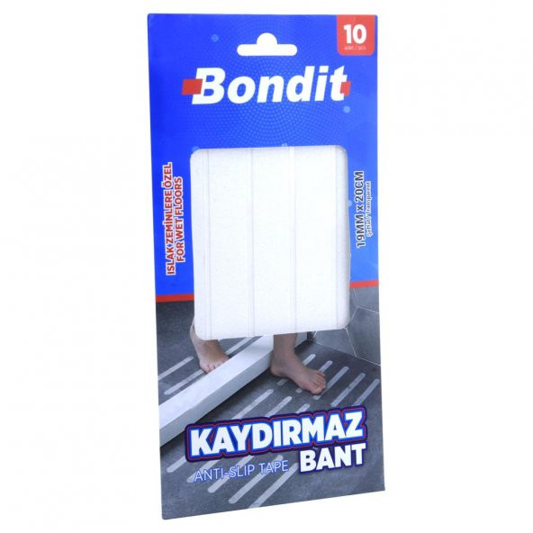 Bondit Banyo Mutfak Kaygan Zemin Bandı Kaydırmazlık Bant 2x20cm - 2