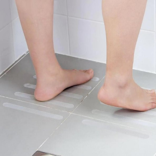 Bondit Banyo Mutfak Kaygan Zemin Bandı Kaydırmazlık Bant 2x20cm - 6