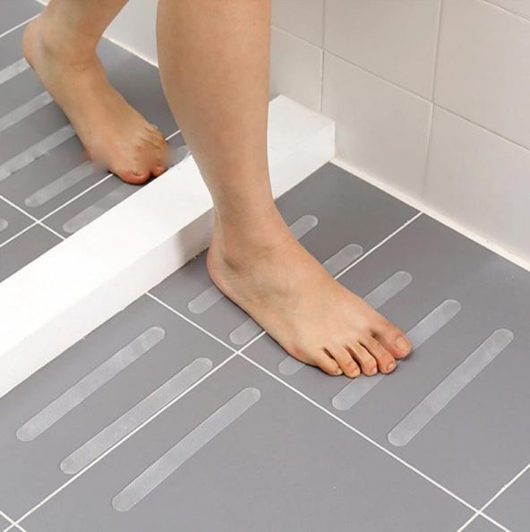 Bondit Banyo Mutfak Kaygan Zemin Bandı Kaydırmazlık Bant 2x20cm - 7