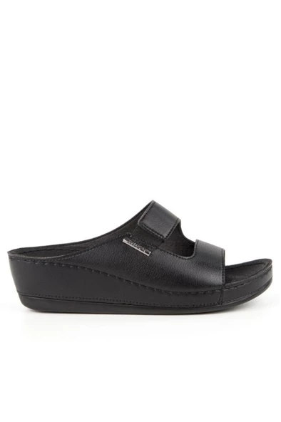 Muya Panna 31136-001 Topuk Jelli Anatomik Taban Kadın Terlik Siyah 36-40 - 3