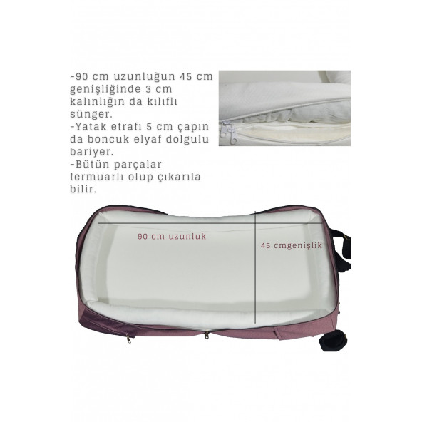 Çantalı Reflü Yatağı Gülkurusu - 7