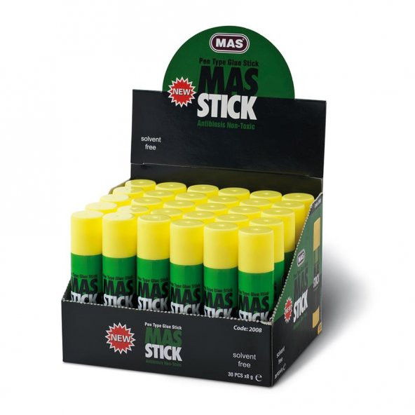 Mas Glue Stick 8 Gr (30 lu paket)