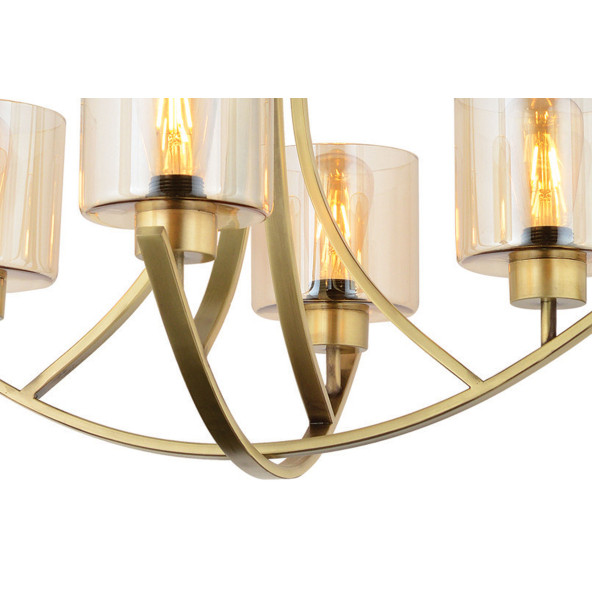 Lampaluce Culla Klasik Tasarım Modern Dekortaif Avize 4lü Sarı - 2