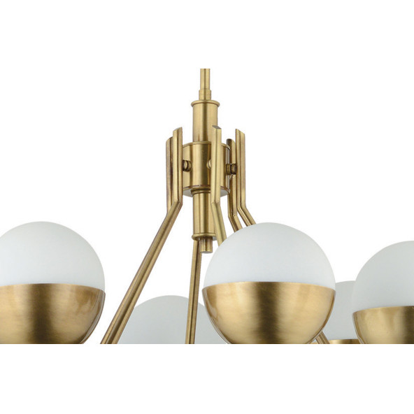 Lampaluce Bozzolo-2 Modern Sarkıt Avize 6lı Sarı - 3