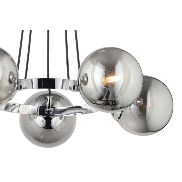 Lampaluce Ghiacciolo Dekoratif Sarkıt Avize 5li Krom - 2