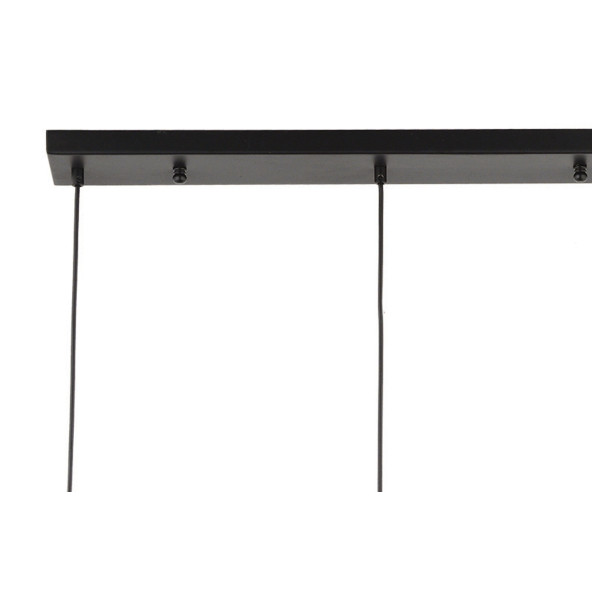 Lampaluce Goccia Tasarım Cam Sıralı Avize 3lü Krom - 3