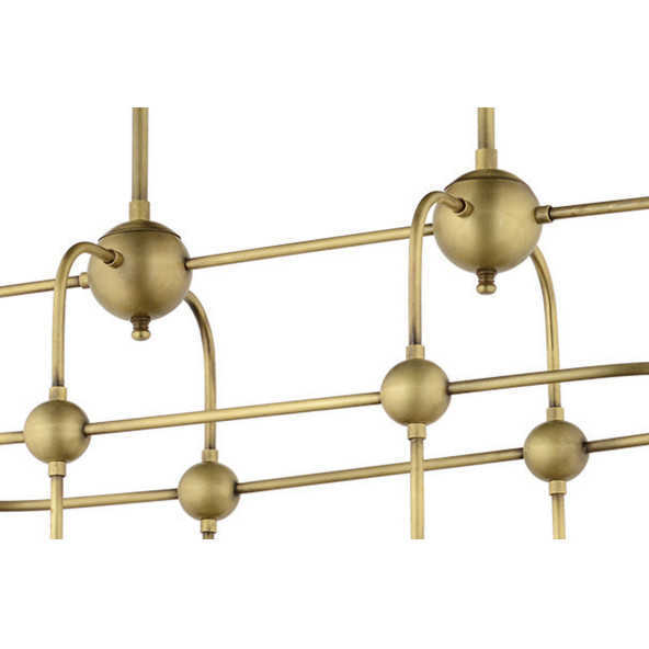 Lampaluce Bozzolo Modern 6lı Sarkıt Avize Sarı - 3
