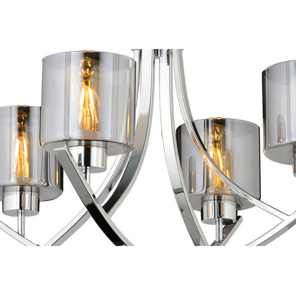 Lampaluce Culla Klasik Tasarım Modern Dekortaif Avize 4lü Krom - 2