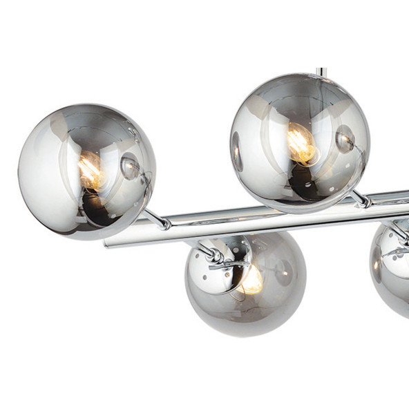 Lampaluce Space Modern Tasarım Avize 6lı Krom - 2