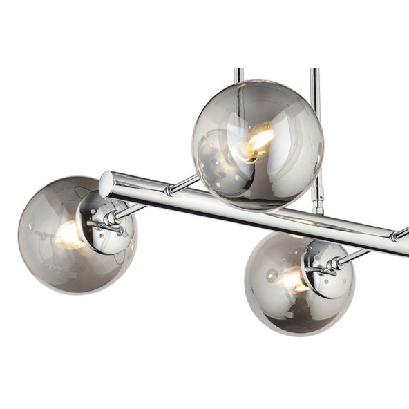 Lampaluce Space Modern Tasarım Avize 4lü Krom - 2