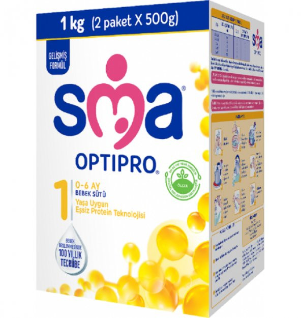 Sma Optipro Probiyotik 1 Bebek Devam Sütü 0-6 Ay 1000gr