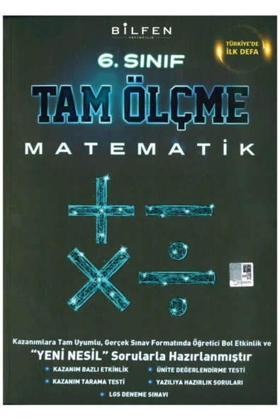 Bilfen 6. Sınıf Matematik Tam Ölçme Etkinlikli Soru Bankası