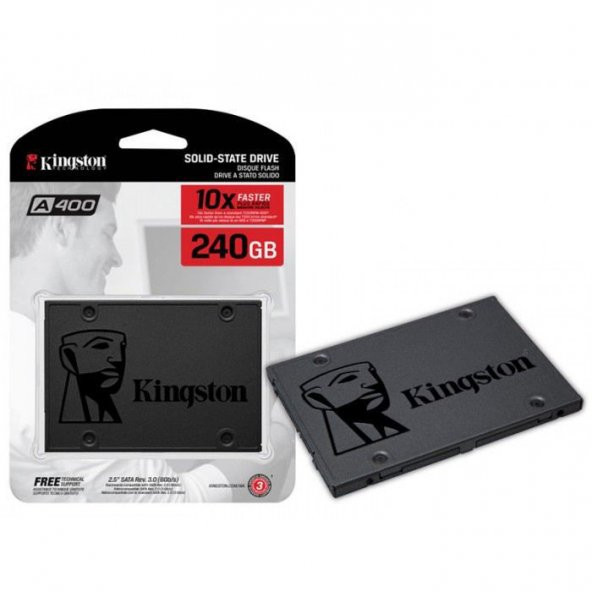 KINGSTON SSD 240GB 2.5 500/350 MB/s 100MM SATA3 SA400
