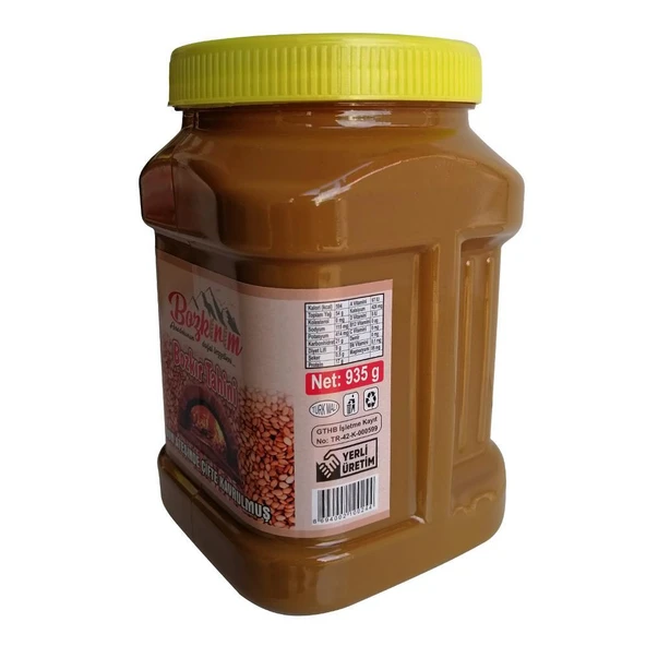Bozkırım Bozkır Tahini Kepeksiz Tahin Plastik Kutu 935gr - 3