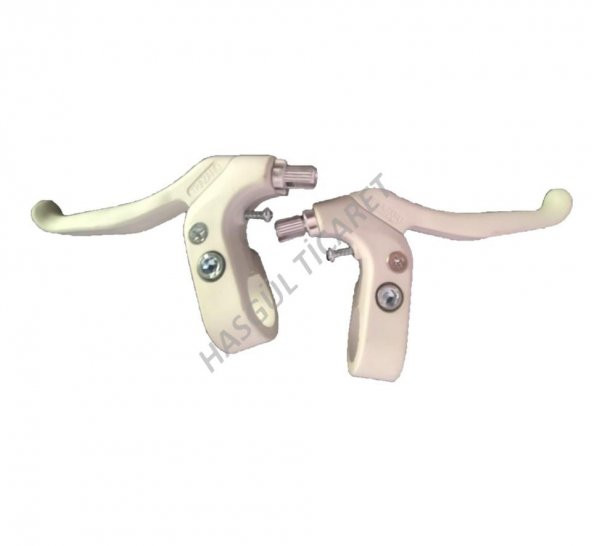 Hsgl Bisiklet Çocuk Plastik 2 Parmak Beyaz Fren kolu Bisiklet Aksesuar Fren Ekipman - 2