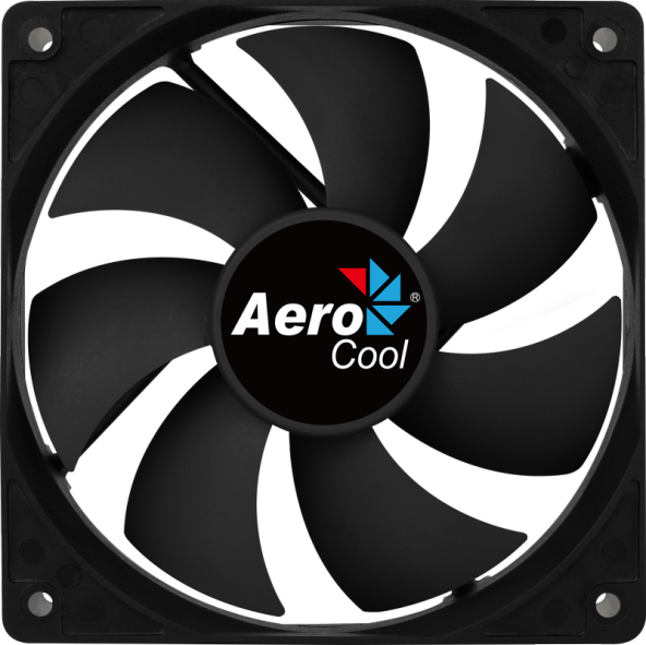 AEROCOOL Force 12cm Siyah Sessiz Fan AE-CFFR120BK