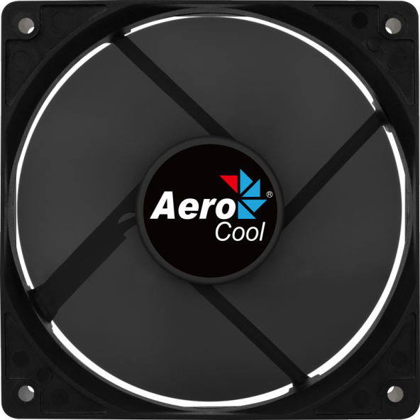 AEROCOOL Force 12cm Siyah Sessiz Fan AE-CFFR120BK - 2