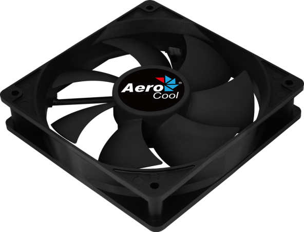 AEROCOOL Force 12cm Siyah Sessiz Fan AE-CFFR120BK - 4