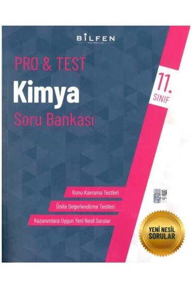 11.sınıf Pro Test Kimya Soru Bankası Kitabı