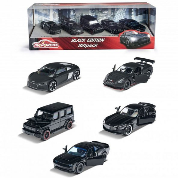 Majorette Black Edition 5li Koleksiyon Paketi