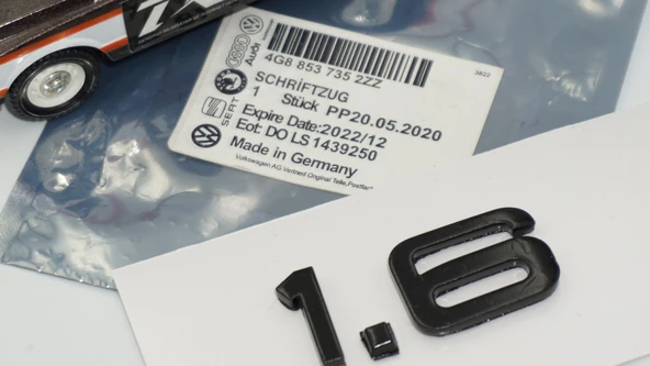 DK Tuning 1.6 Bagaj Siyah 3M Yazı Logo Audi İle Uyumlu - Resim 5