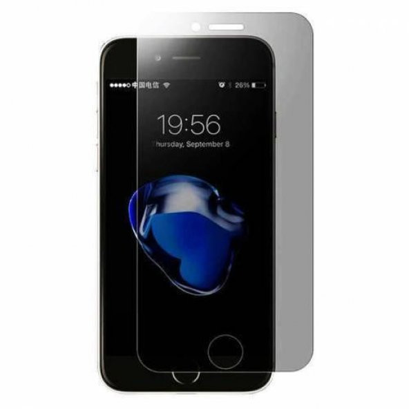 NANO Cam İPHONE 7 Plus Black Siyah Kırılmaz Cam Ekran Koruyucu