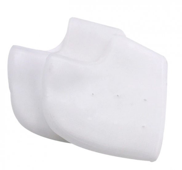 Silikon Ayak Topuk Çorabı Beyaz Renk - 2