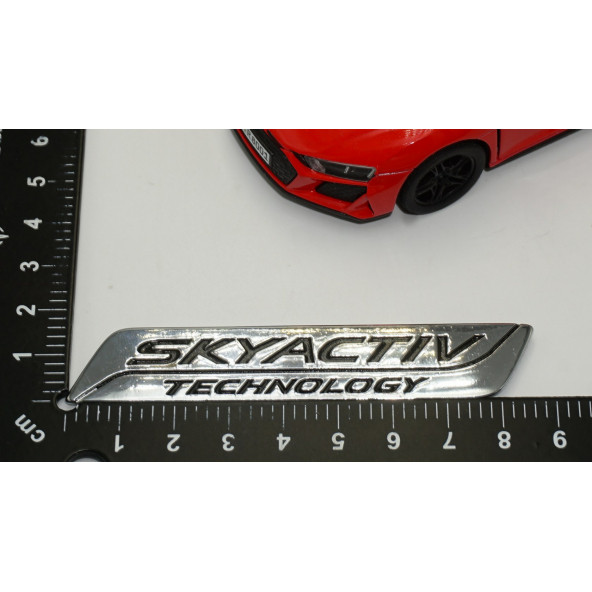 Mazda 2 3 6 CX-5 MX-5 Skyactiv Bagaj Krom Metal Logo Amblem - Resim 5