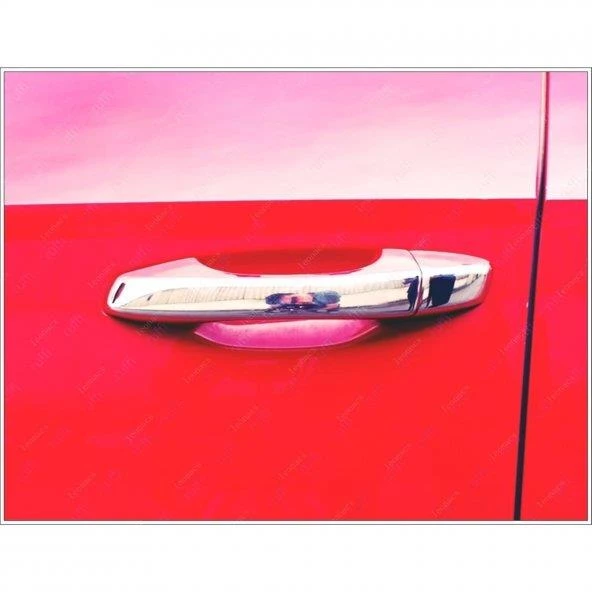 Skoda Superb Krom Kapı Kolu 4 Kapı 2015 ve üzeri Paslanmaz Çelik - Resim 2