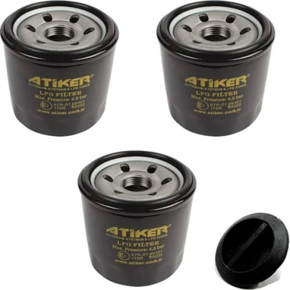 Atiker Lpg Filtresi Asf 3 Adet