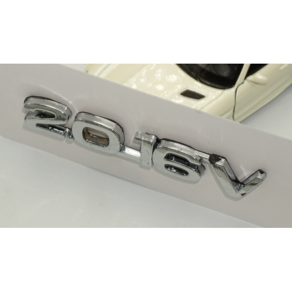 Opel Vectra B 20 16V Bagaj Krom ABS 3M 3D Yazı Logo Amblem - 4