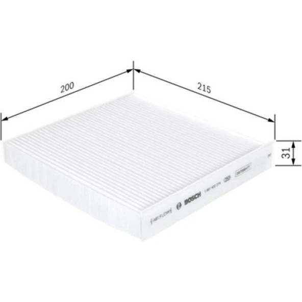 Bosch Polen Filtresi Ford Transit-Transit Tourneo 2.2 Tdci 06 1987432274