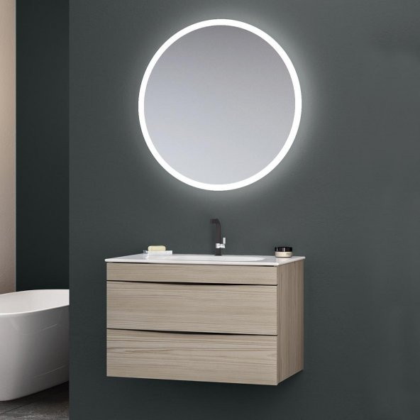 Orka Vento 60 cm Glassgow Banyo Dolabı Takımı