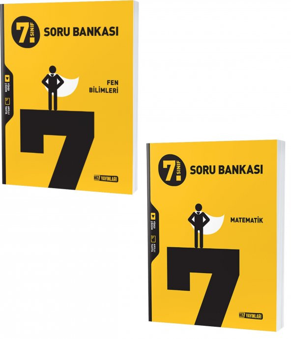 Hız 2023 7. Sınıf Matematik + Fen Bilimleri Soru Seti 2 Kitap