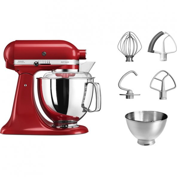 Kitchenaid Artisan 5Ksm175pseer Empire Red 4.8 Litre Stand Mikser - 4